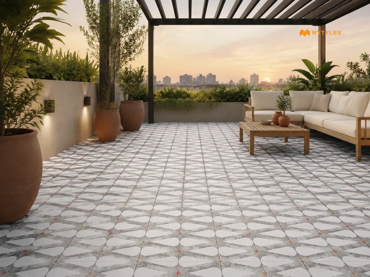 Geometric Terrace Floor Tile